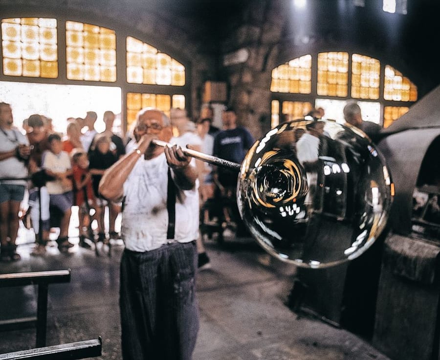 Artisan blown glass